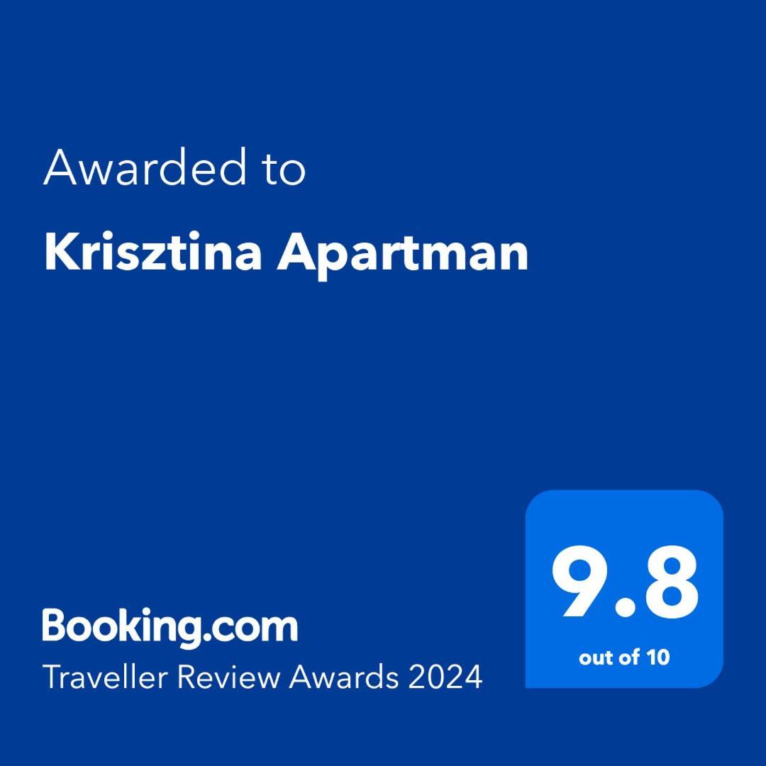 Апартаменты Krisztina Apartman Шальготарьян Экстерьер фото